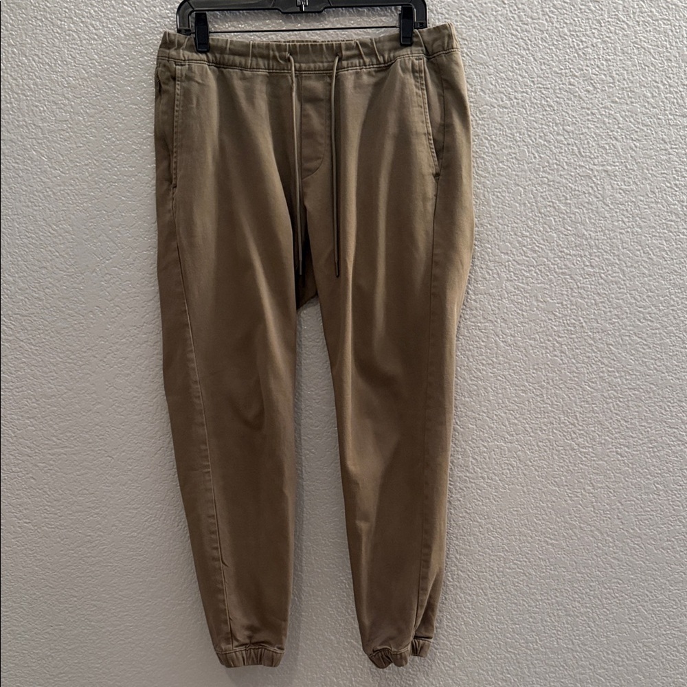 Abercrombie & Fitch Men’s Khaki Jogger Pants Drawstring Size Medium